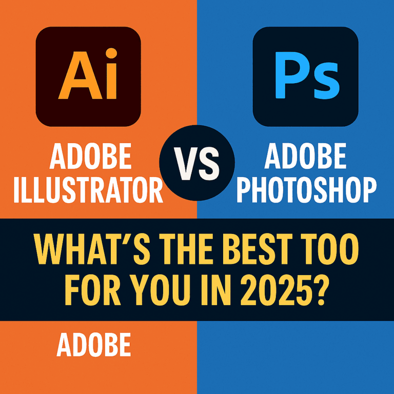 Adobe Illustrator vs Photoshop: What’s the Best Tool for You in 2025?