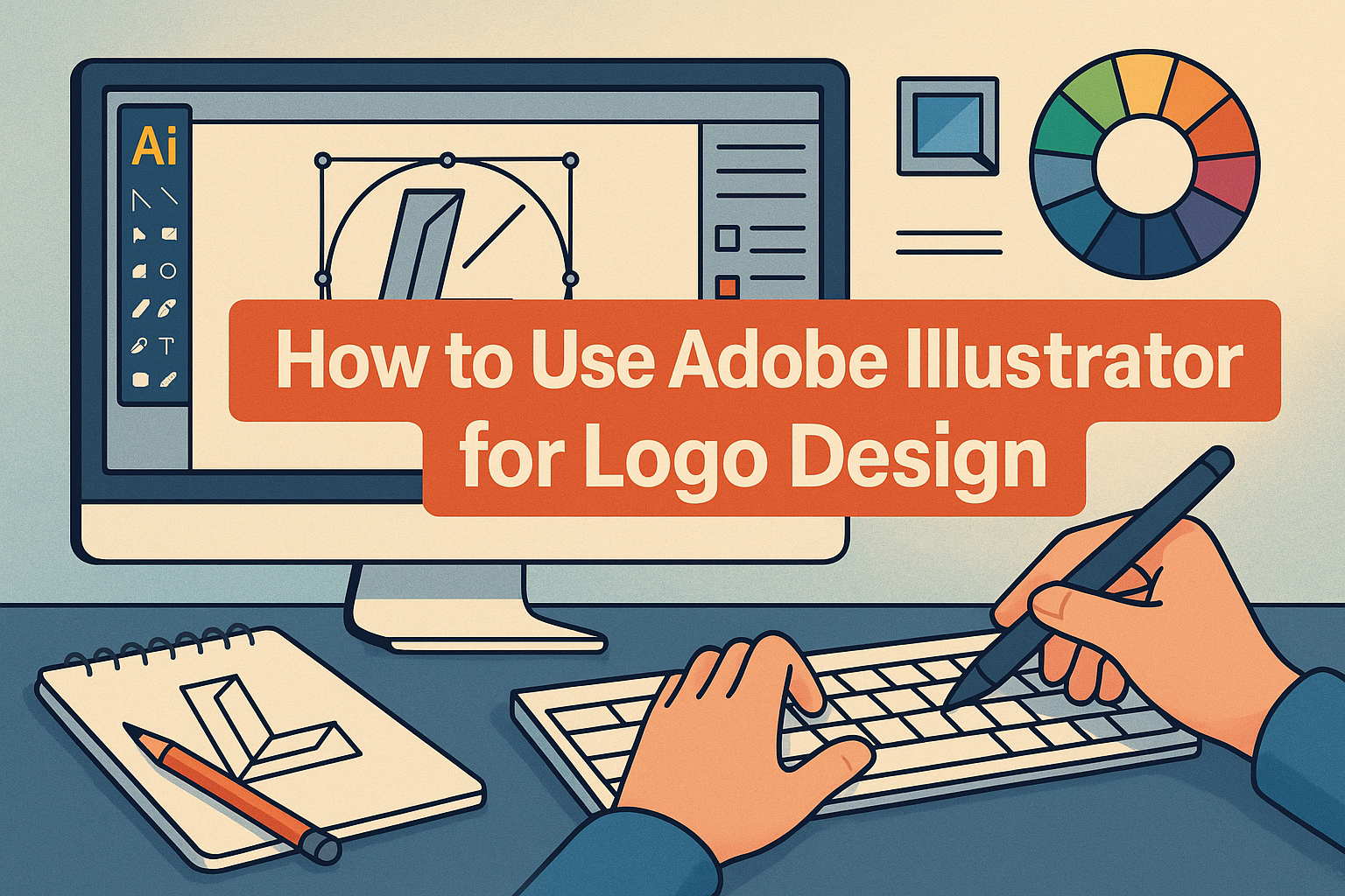 Featured image for How to Use Adobe Illustrator for Logo Design tutorial