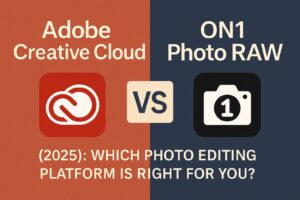 Adobe Creative Cloud vs ON1 Photo RAW (2025): Which Photo Editing Platform Is Right for You?