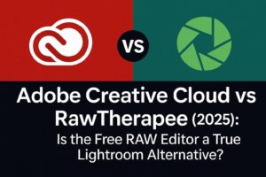 Adobe Creative Cloud vs RawTherapee (2025): Is the Free RAW Editor a True Lightroom Alternative?