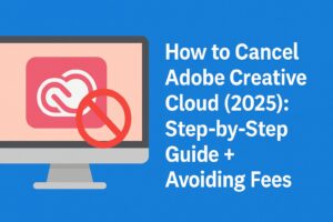 How to Cancel Adobe Creative Cloud (2025): Step-by-Step Guide + Avoiding Fees