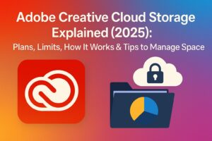 Adobe Creative Cloud Storage Explained (2025): Plans, Limits, How It Works & Tips to Manage Space