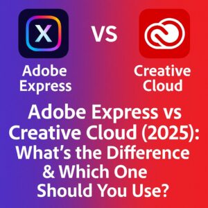 Adobe Express vs Creative Cloud (2025): What’s the Difference & Which One Should You Use?