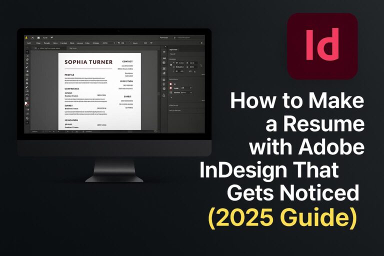How to Make a Resume with Adobe InDesign That Gets Noticed (2025 Guide)