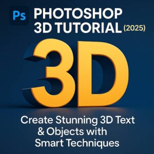 Photoshop 3D Tutorial (2025): Create Stunning 3D Text & Objects with Smart Techniques