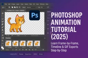 Photoshop Animation Tutorial (2025): Learn Frame-by-Frame, Timeline & GIF Exports Step-by-Step