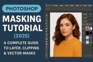 Photoshop Masking Tutorial (2025): A Complete Guide to Layer, Clipping & Vector Masks