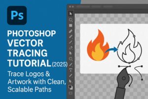 Photoshop Vector Tracing Tutorial (2025): Trace Logos & Artwork with Clean, Scalable Paths