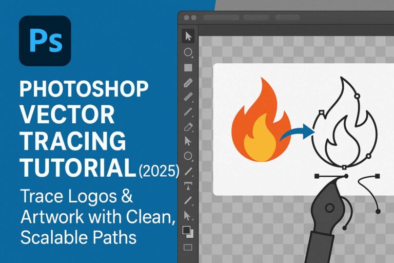 Photoshop Vector Tracing Tutorial (2025): Trace Logos & Artwork with Clean, Scalable Paths